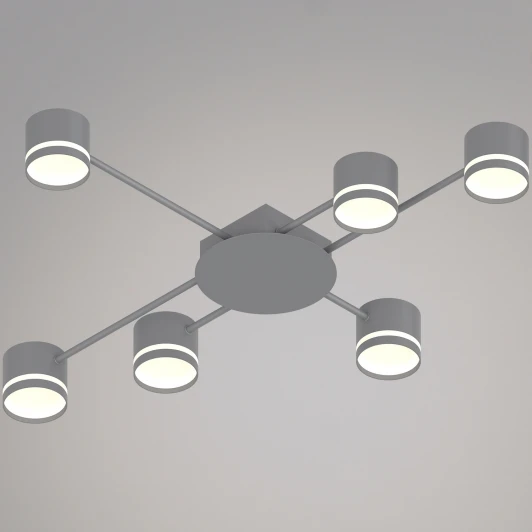 56730-0.3-06 GX53 GREY Потолочная люстра Reluce 56730-0.3-06 GX53 GREY