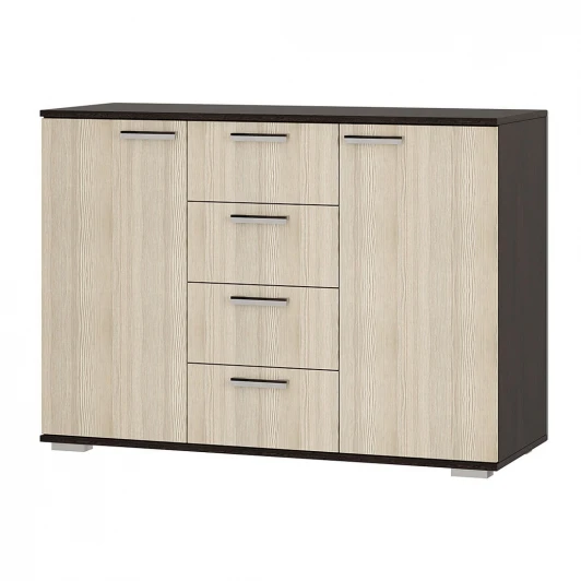 Т0018054 Комод БТС длинный Стандарт 2 NEW, венге/лоредо