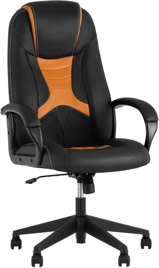 УТ000035041 Кресло игровое TopChairs ST-CYBER 8 черный/оранжевый УТ000035041