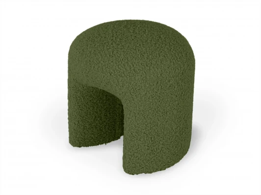 865328 Пуф ОГОГО Shaggy (Искусственный мех/Зеленый)