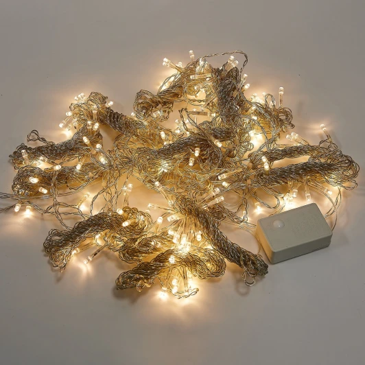 ULD-C3030-192/DTA WARM WHITE IP20 Занавес светодиодный, 3х3м, 192 светодиода, теплый белый свет Uniel ULD-C3030-192/DTA WARM WHITE IP20