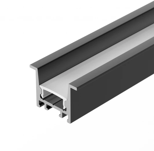 031769 Профиль SL-COMFORT-2316-F-2000 ANOD BLACK (Алюминий) 031769 Arlight SL-COMFORT