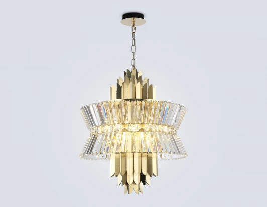 LH41017 Подвесная люстра с хрусталем Ambrella High Light LH41017 (220V, на цепи)