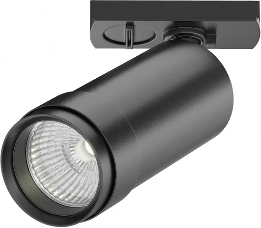 TR021-1-124K-Z-B Трековый светильник Focus Led Zoom Unity 4000K 12Вт 15° (однофазный) Maytoni Technical TR021-1-124K-Z-B (220V, круглые)