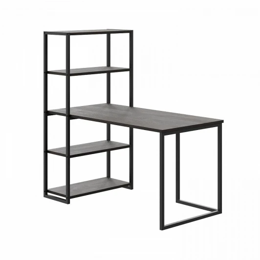 636283 Стол письменный-стеллаж Board 1400х700 ОГОГО 636283 (черный)