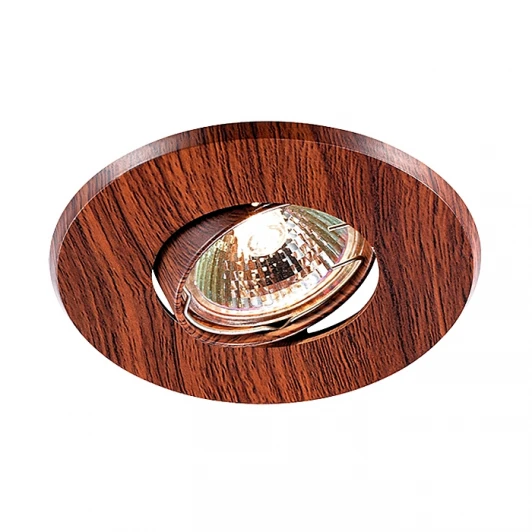 369710 Встраиваемый точечный светильник Novotech Wood 369710