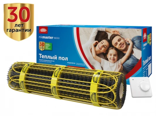 2228661 Мат нагревательный "Национальный комфорт" 2НК 600 Вт/4,0 кв.м Мастер с терморегулятором