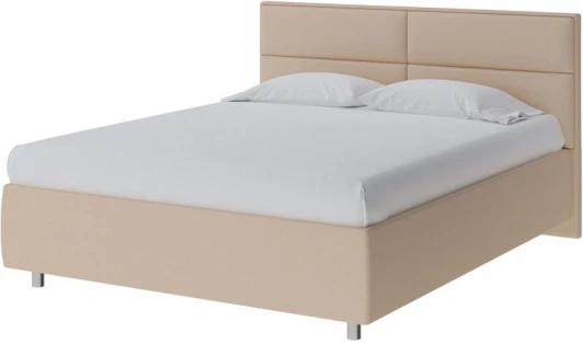 1909359 PROxSON Кровать Pado без основания (Ткань: Рогожка Savana Camel (бежевый)) 90x190