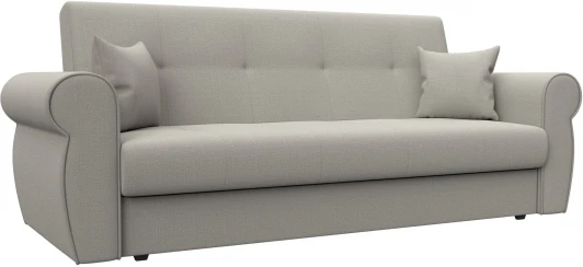 125610 Диван-книжка Лига-019 (Бежевый/Рогожка) Лига Диванов арт.125610