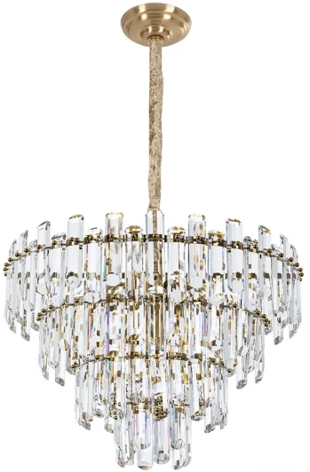 3511/17 LM-8 Подвесная люстра каскадная большая Rosie 3511/17 LM-8 Divinare (220V, хрусталь, на цепи)