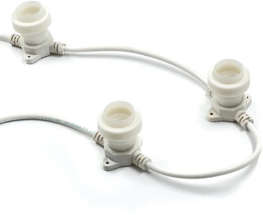 BL10m/25L-8 Белт-Лайт LTC 10м, Провод Белый Каучук, Шаг 40 см, 25 Патронов, IP65