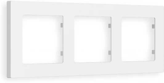 AF220123 Рамка Ambrella Volt ALFA Techno (Белый матовый) 3-ая AF220123