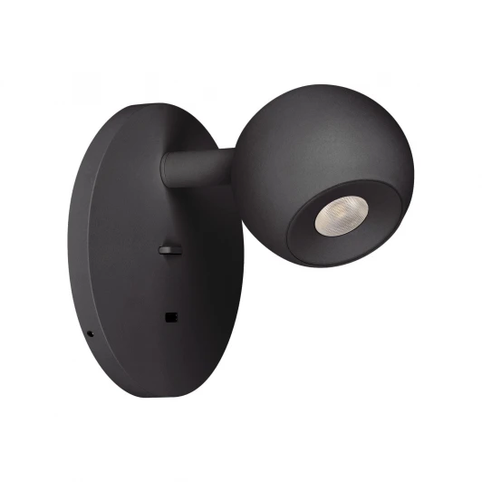 058480 Спот светодиодный SP-OTTORI-WALL-CHARGE-6W Warm3000 (BK, 30 deg, 230V, USB-C) (Arlight, IP20 Металл) 058480