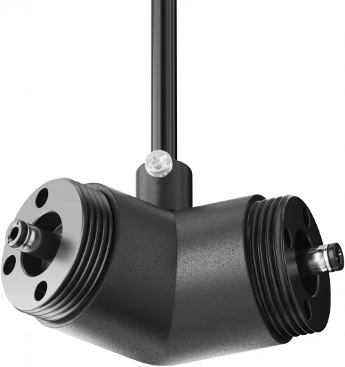 CA018LWC-P-B Угловой коннектор 120° для системы Shelf с вводом питания Maytoni Accessories for system Shelf CA018LWC-P-B (24V)