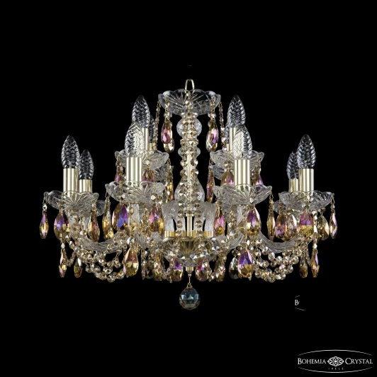 1402/8+4/195 G R777 Подвесная люстра Bohemia 1402 1402/8+4/195 G R777