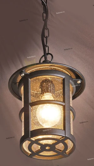 L72301.39 Подвес уличный L'Arte Luce Reel, 1 плафон, черный, прозрачный