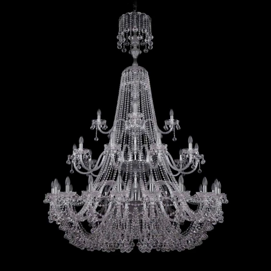 1409/20+10+5/530/XL-203/3d Ni Подвесная люстра Bohemia 1409 1409/20+10+5/530/XL-203/3d/Ni