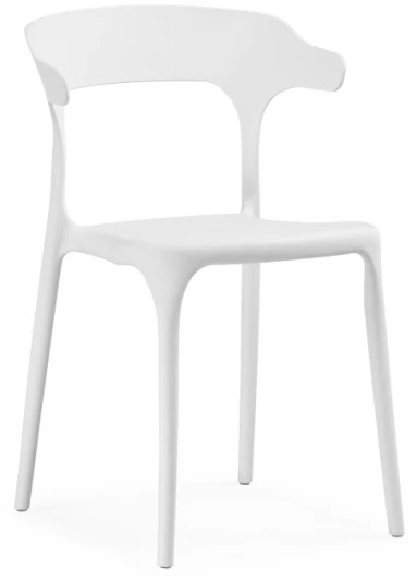 15596 Пластиковый стул Woodville Vite white 15596