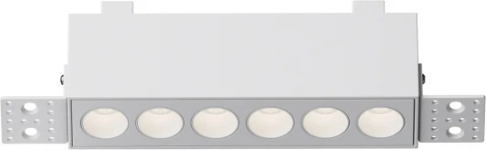 DL065-12W3-6K-TRS-W Встраиваемый линейный светильник под гипсокартон светодиодный Maytoni Points DL065-12W3-6K-TRS-W (220V)