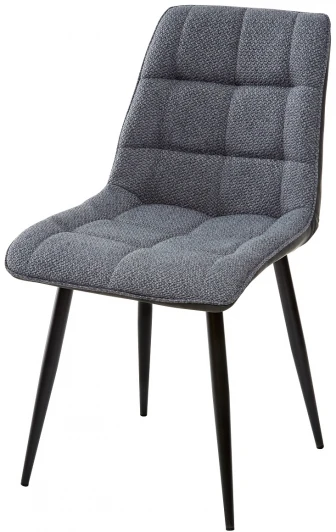 628M03705 Стул CHIC TRF-09 серый кварц/ RU-08 антрацит/ черный каркас