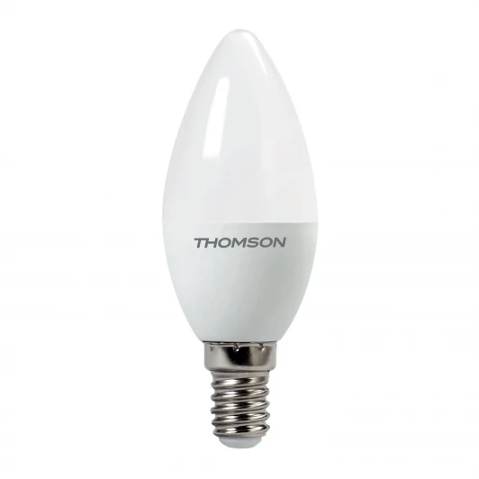 TH-B2151 Лампочка светодиодная диммируемая белая свеча E14 6W Thomson Candle TH-B2151