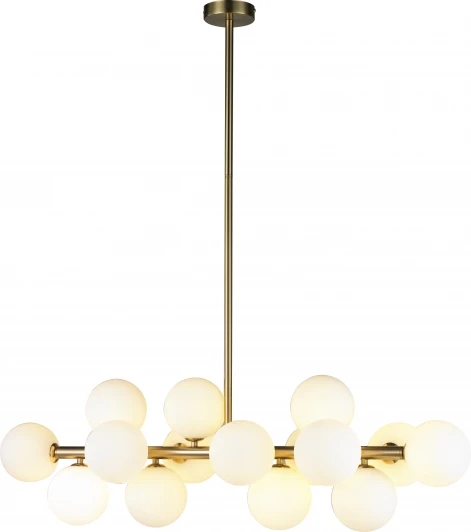 8516P/L BR-WH Потолочная люстра iLamp Golden 8516P/L BR-WH