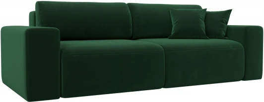121308 Диван прямой Лига-036 НПБ Классик (Зеленый/Велюр) Лига Диванов арт.121308