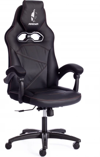 13561 Компьютерное кресло игровое Tetchair ARENA (Исскуственная кожа/Черный) 13561
