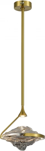 SL6115.303.01 Подвесной светильник ST Luce Amara SL6115.303.01 Латунь/Дымчато-Серый LED 1*19W 3000K (220V)