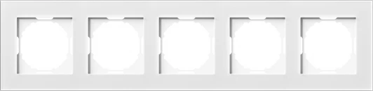 DEN215WG Рамка 5-я, Natural белое стекло Donel A07 DEN215WG