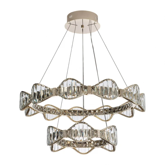 ML.785.800.500 CP Подвесная люстра светодиодная хрустальная Modelux MODELUX ML.785.800.500 CP