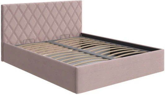 2029108 PROxSON Кровать Fresco с бельевым ящиком (Ткань: Велюр Ultra Розовый мусс) 140x200