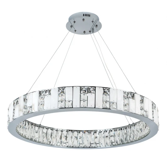 ML.6985.800P CR Подвесная люстра светодиодная с регулировкой цветовой температуры Modelux MODELUX ML.6985.800P CR