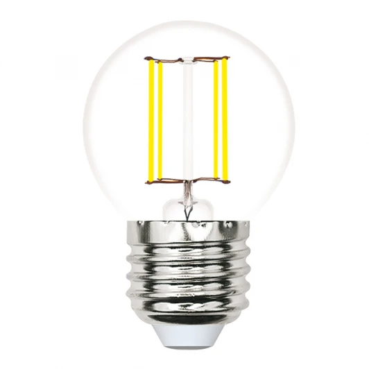 LED-G45-4W/4000K/E27/CL/SLF Лампочка светодиодная филаментная Volpe LED-G45-SLF LED-G45-4W/4000K/E27/CL/SLF