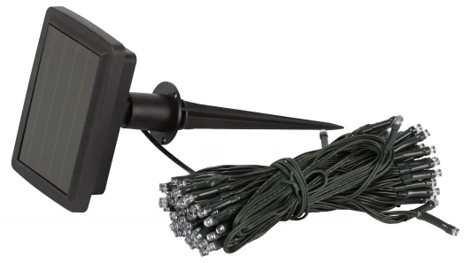 ERASF22-29 Садовая гирлянда светодиодная на солнечной батарее Бахрома холодный свет 2,4x0,5 м ЭРА ERASF22-29