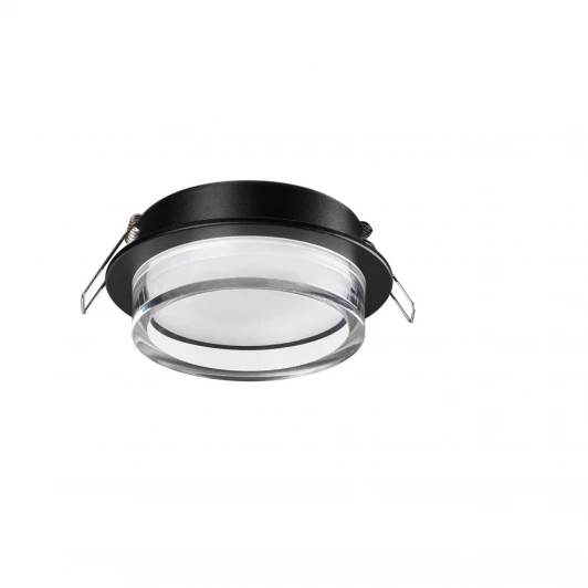 371026 Светильник встраиваемый Novotech Gem 371026 черный IP20 GX53 12Вт 220-240V