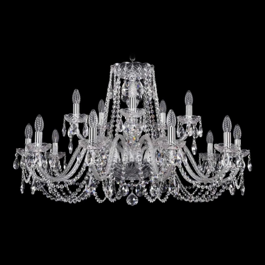 1402/10+5/360 Ni Подвесная люстра Bohemia 1402 1402/10+5/360/Ni