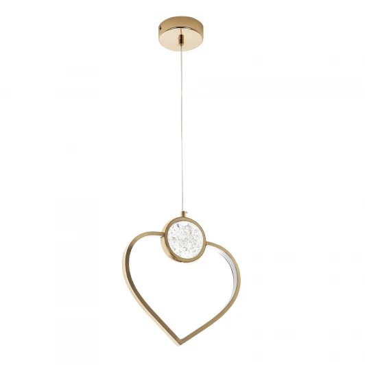 L8600-1 GD Подвесной светильник светодиодный хрустальный LED4U LED4U L8600-1 GD