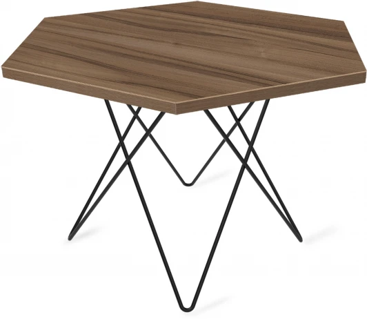 9296244301 Столик журнальный SHT-TU37/ТТ20 70 ЛДСП черный муар/орех тьеполо Sheffilton 9296244301