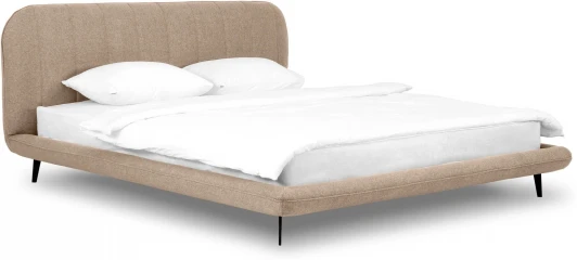 845393 Кровать Amsterdam ОГОГО (арт.845393), (Шенилл/Бежевый)