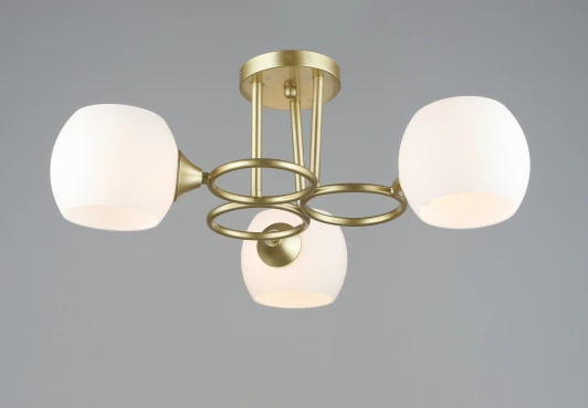 000065843 Потолочная люстра на штанге SL8390-3 GD  Мелодия Света SL1N 000065843