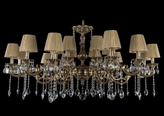 1703/18/320+210/A/GB/SH7 Подвесная люстра Bohemia 1703 1703/18/320+210/A/GB/SH7