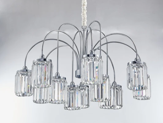 4508+4/C chrome Подвесная люстра Newport 4500 4508+4/C chrome