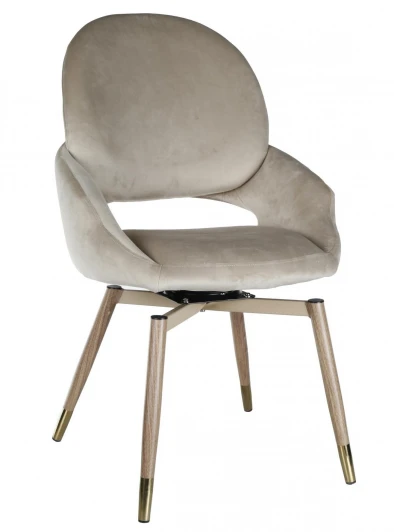 BS1377-BG-4casa Стул обеденный IST-CASA Виола BS1377-BG-4, бежевый/орех