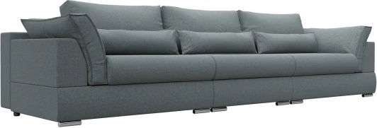 122722 Диван прямой Пекин Long Лига Диванов (Рогожка) арт.122722