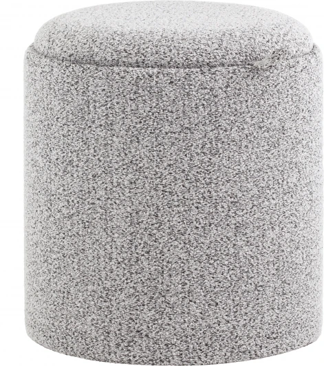 УТ000038728 Пуф-столик с ящиком Хюгге XS букле серый, Stool Group