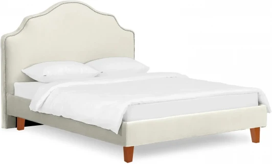 663238 Кровать Queen II Victoria L 1600 ОГОГО (арт.663238), (Ткань/Бежевый)