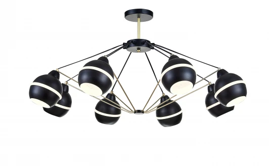 1074-8CL Потолочная люстра на штанге Simple Story 1074 1074-8CL (220V, шарики)