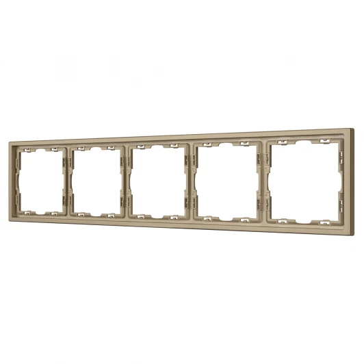 054229 Рамка пластиковая FRM-NOBE-SFPL-5-GD (Arlight) 054229