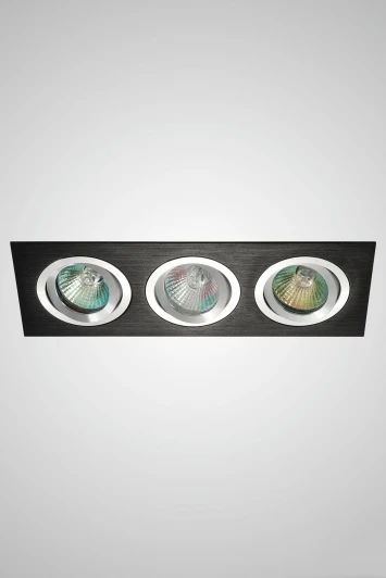 AM128 BK-CH Встраиваемый точечный светильник под гипсокартон AM Group AM12 AM128 BK-CH (220V)